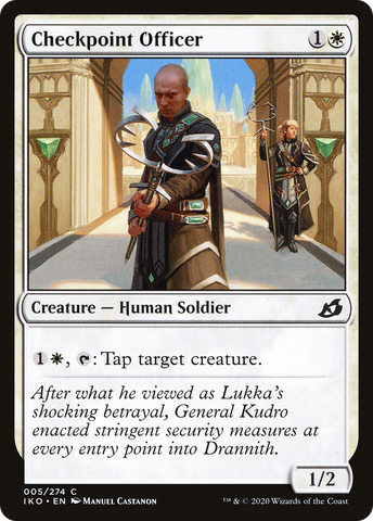 {C} Checkpoint Officer [Ikoria: Lair of Behemoths][IKO 005]