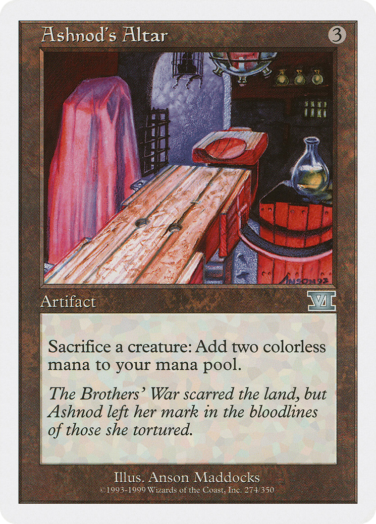 {C} Ashnod's Altar [Classic Sixth Edition][6ED 274]