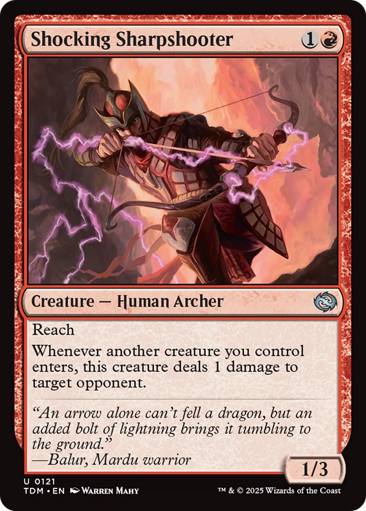 {@C} Shocking Sharpshooter [Tarkir: Dragonstorm][TDM 121]