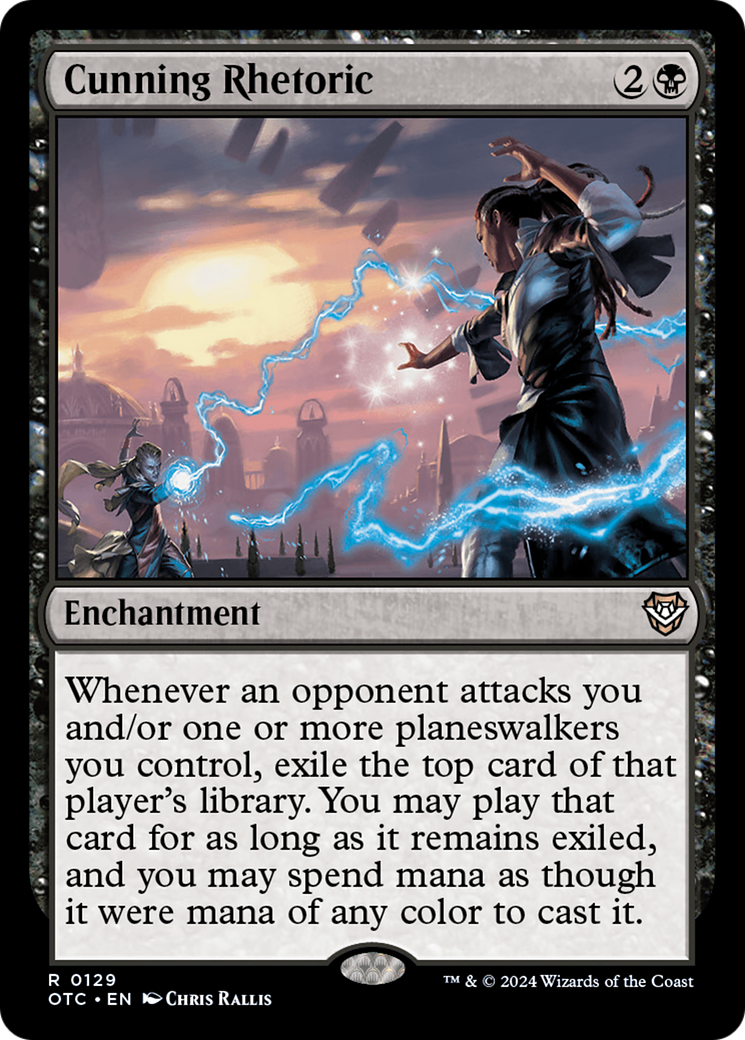 {R} Cunning Rhetoric [Outlaws of Thunder Junction Commander][OTC 129]