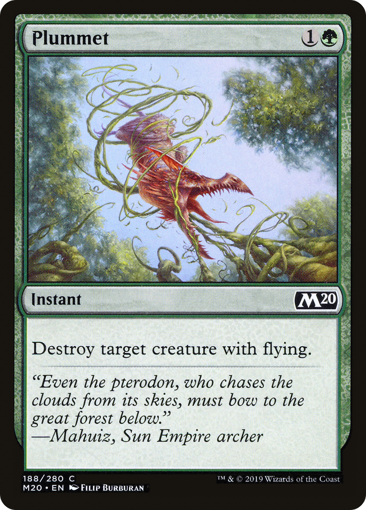 {C} Plummet [Core Set 2020][M20 188]