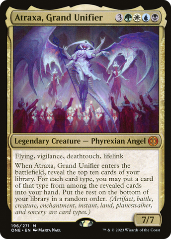 {R} Atraxa, Grand Unifier [Phyrexia: All Will Be One][ONE 196]