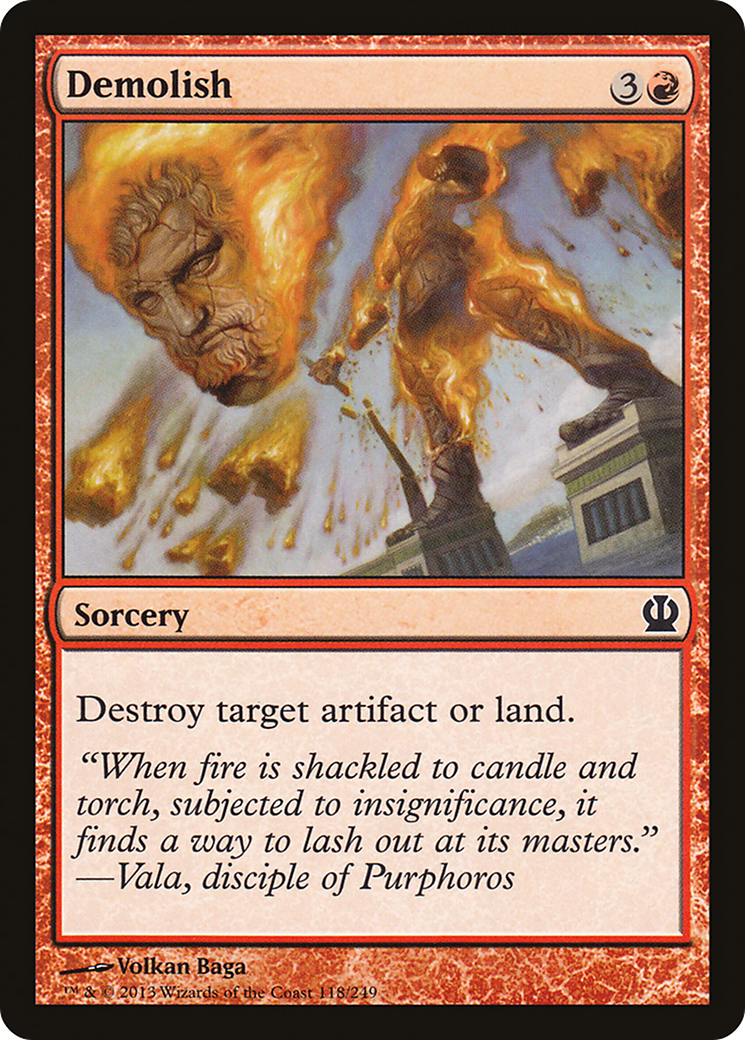 {C} Demolish [Theros][THS 118]
