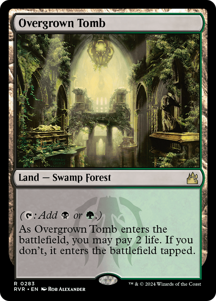 {R} Overgrown Tomb [Ravnica Remastered][RVR 283]
