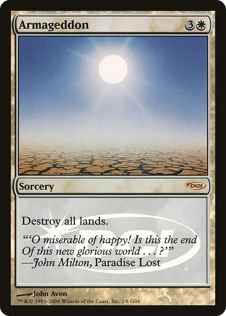{R} Armageddon [Judge Gift Cards 2004][PA J04 001] - Misty Mountain Games