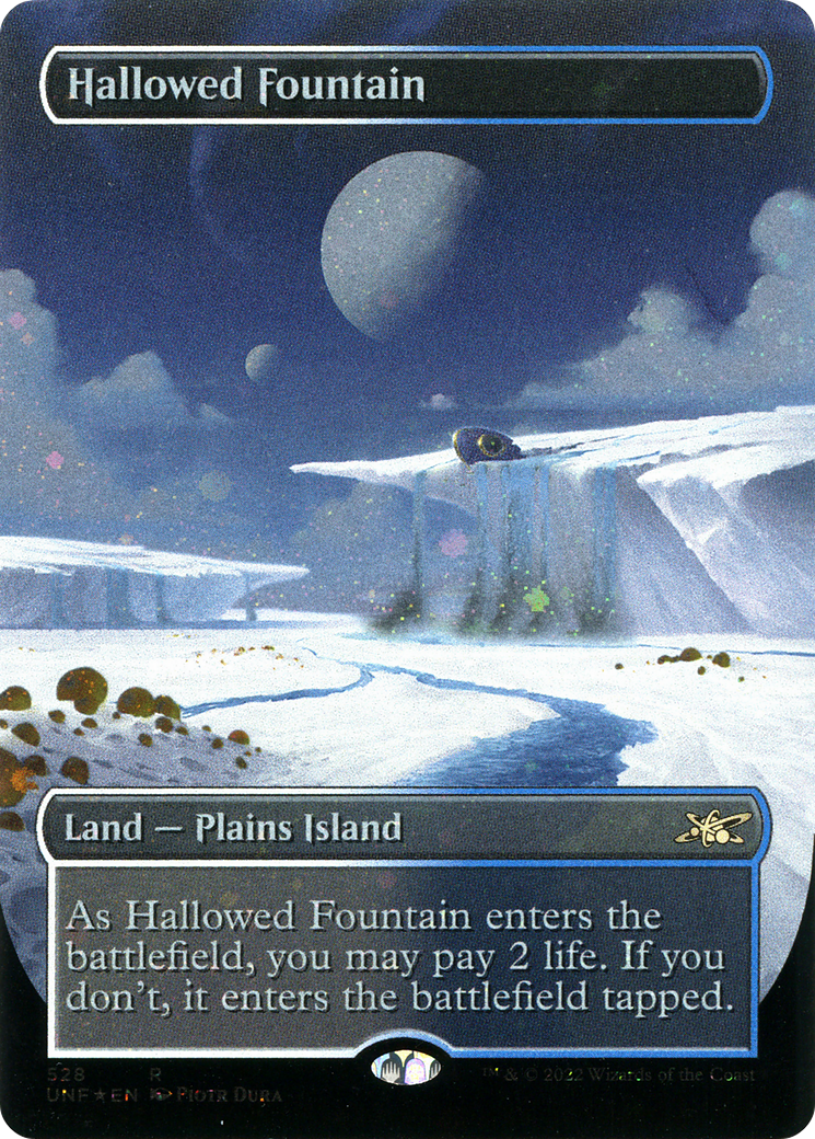 {R} Hallowed Fountain (Borderless) (Galaxy Foil) [Unfinity][UNF 277]