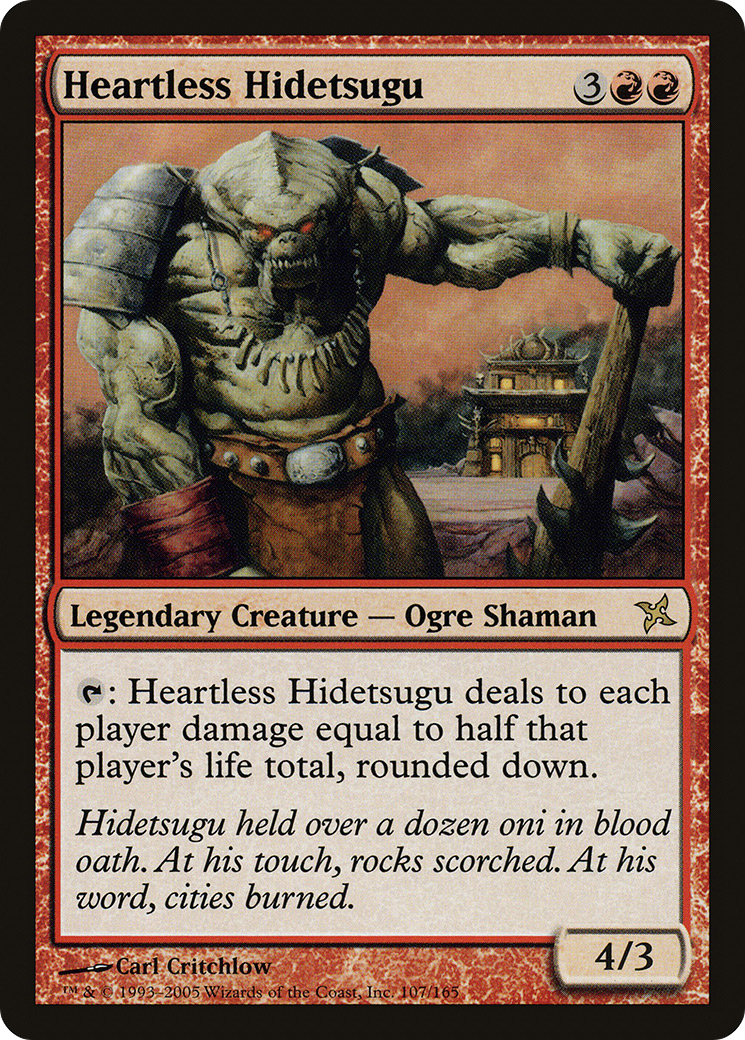 {R} Heartless Hidetsugu [Betrayers of Kamigawa][BOK 107] - Misty Mountain Games