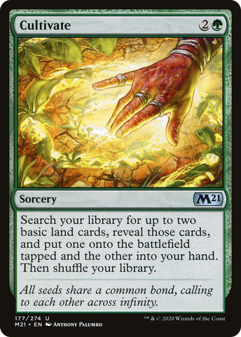 {C} Cultivate [Core Set 2021][M21 177]
