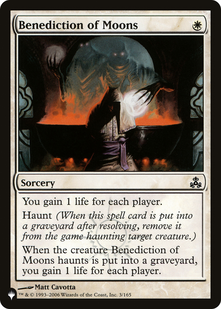 Benediction of Moons [LIST 3/165]