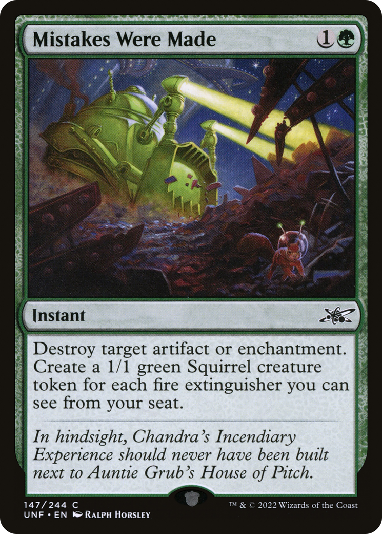 {C} Mistakes Were Made [Unfinity][UNF 147]