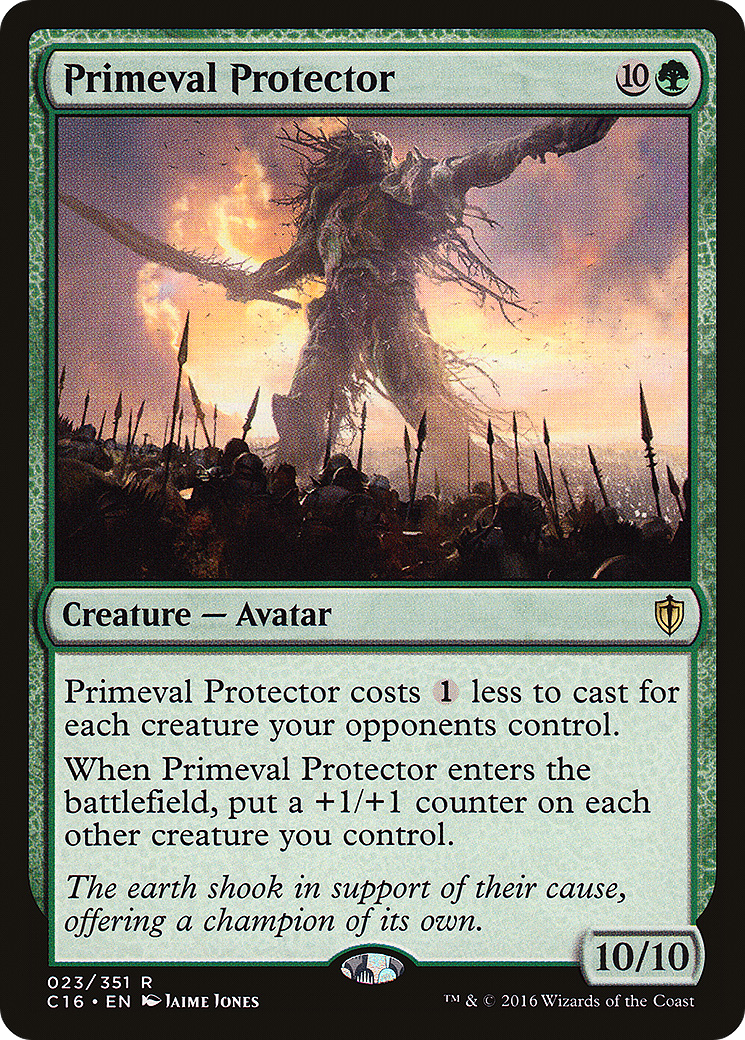 {R} Primeval Protector [Commander 2016][C16 023]