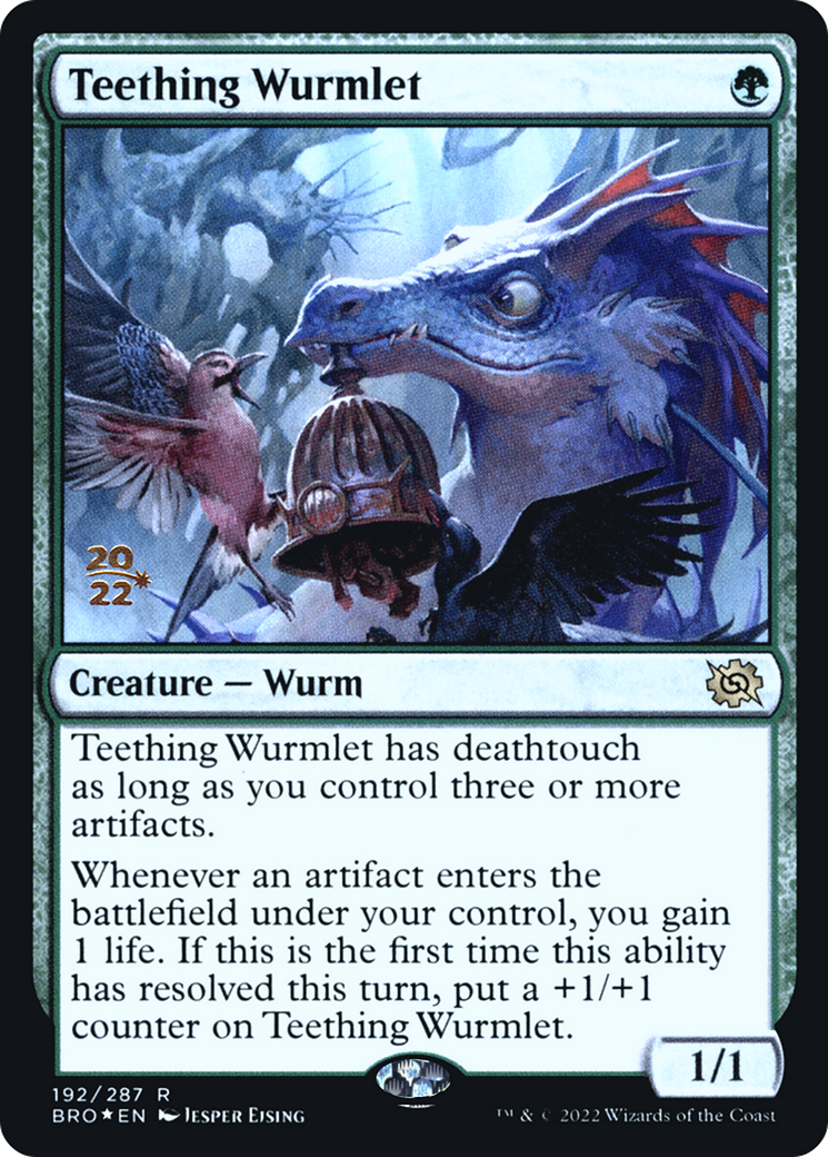 {R} Teething Wurmlet [The Brothers' War: Prerelease Promos][PR BRO 192]