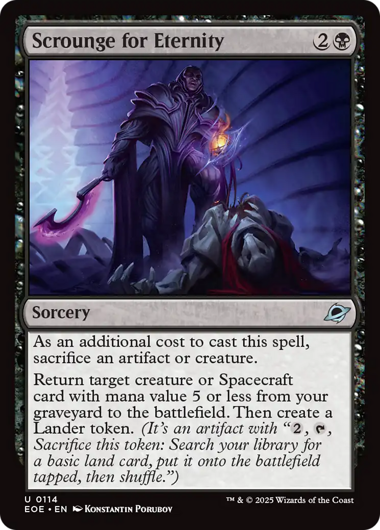 {@@ EOE C} Scrounge for Eternity [Edge of Eternities] [EOE 114]