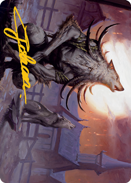 {A} Lord of the Ulvenwald Art Card (Gold-Stamped Signature) [Innistrad: Midnight Hunt Art Series][GS AMID 064]