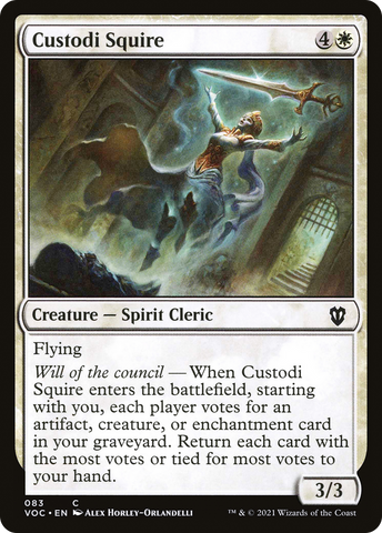 {C} Custodi Squire [Innistrad: Crimson Vow Commander][VOC 083]