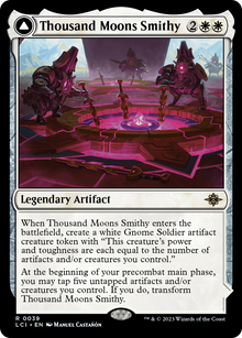 {@R} Thousand Moons Smithy // Barracks of the Thounsand [The Lost Caverns of Ixalan][LCI 039]