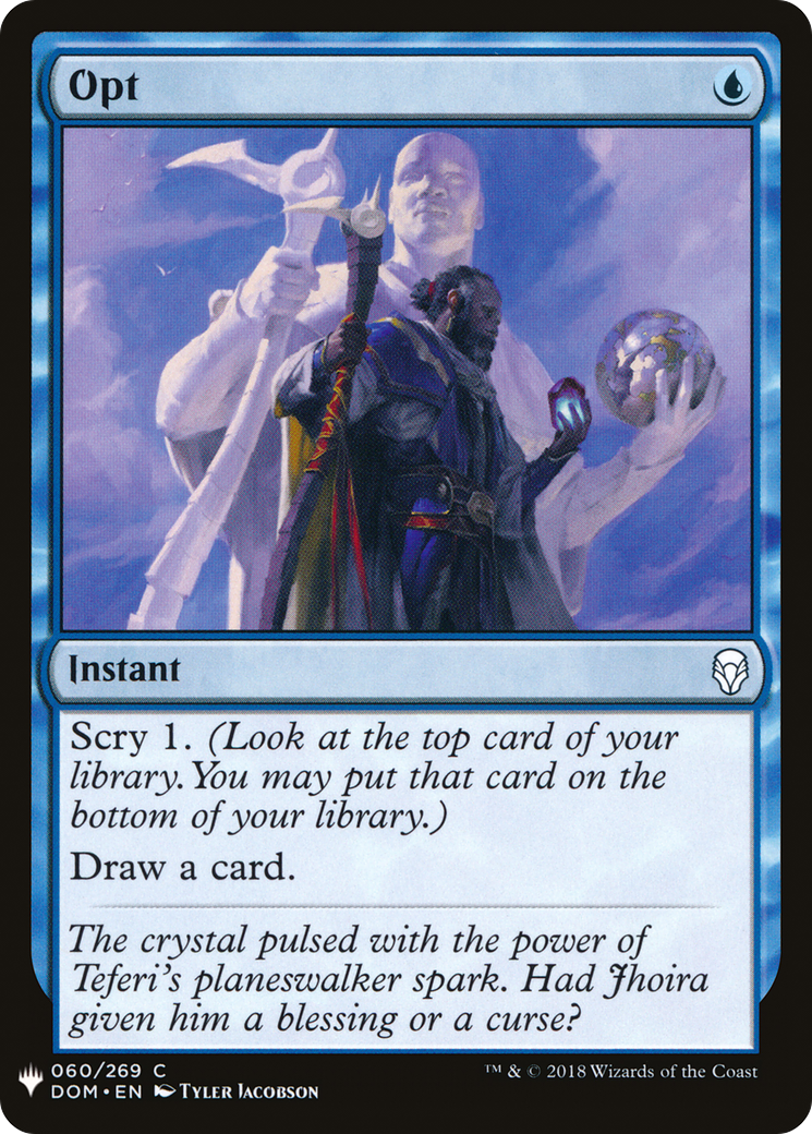 {C} Opt [Mystery Booster][LS DOM 060]