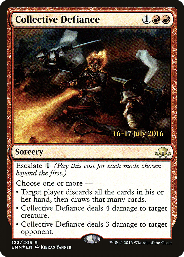 {R} Collective Defiance [Eldritch Moon Prerelease Promos][PR EMN 123] - Misty Mountain Games