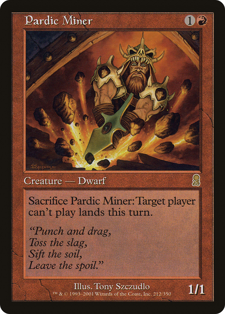 {R} Pardic Miner [Odyssey][ODY 212] - Misty Mountain Games