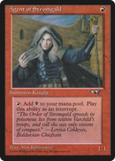 {C} Agent of Stromgald (Holding Staff) [Alliances][ALL 64A]
