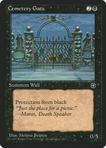 {C} Cemetery Gate (Murat Flavor Text) [Homelands][HML 44B]