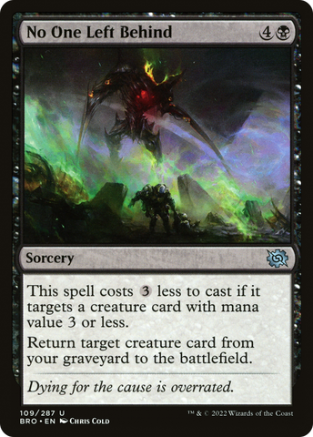 {C} No One Left Behind [The Brothers' War][BRO 109]