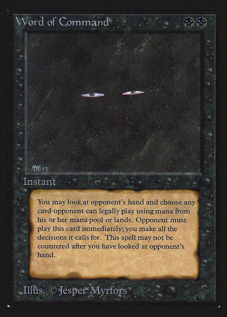 {R} Word of Command [International CollectorsÃ¢Â€Â™ Edition][GB CEI 137]