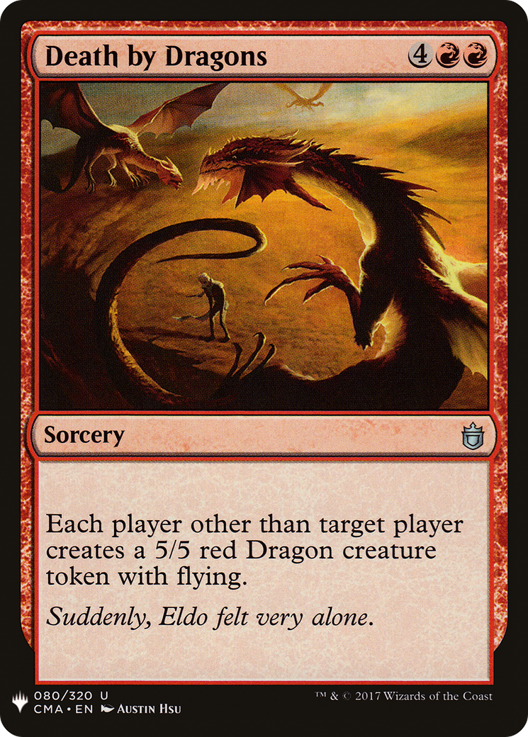 {C} Death by Dragons [Mystery Booster][LS CMA 080]