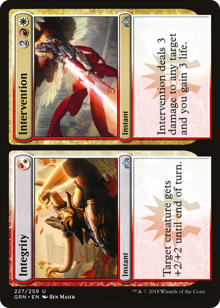 {C} Integrity // Intervention [Guilds of Ravnica][GRN 227]