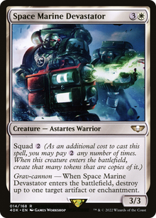 {R} Space Marine Devastator [Universes Beyond: Warhammer 40,000][40K 014]
