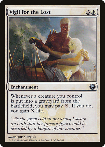 {C} Vigil for the Lost [Scars of Mirrodin][SOM 026]