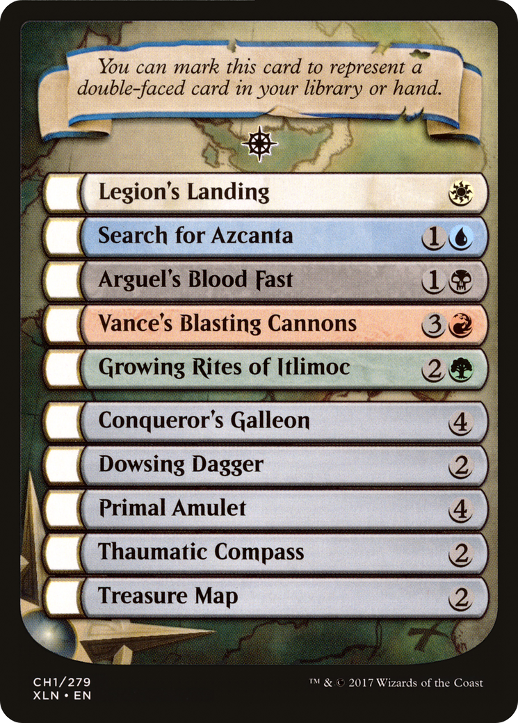 {T} Ixalan Checklist [Ixalan Tokens][TXLN CH1]
