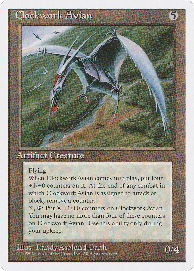 {R} Clockwork Avian [Fourth Edition][4ED 306] - Misty Mountain Games