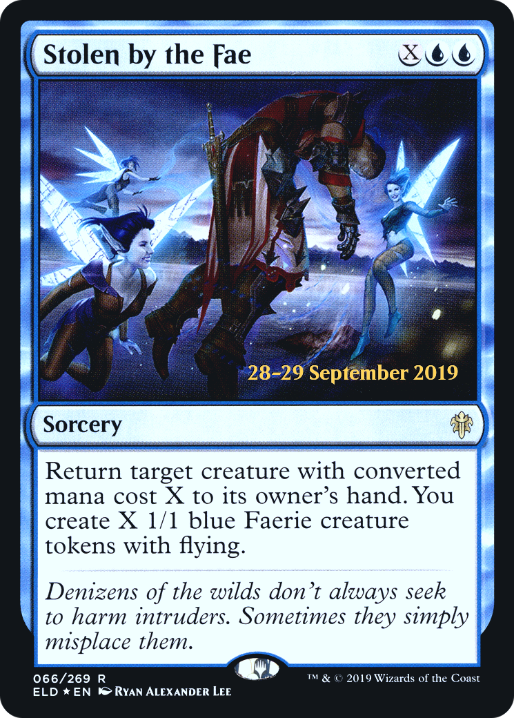 {R} Stolen by the Fae [Throne of Eldraine Prerelease Promos][PR ELD 066]