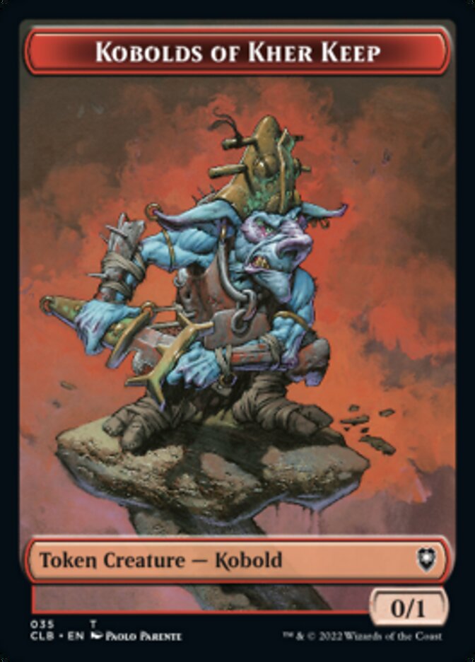 {T} Kobolds of Kher Keep // Treasure Double-sided Token [Commander Legends: Battle for Baldur's Gate Tokens][TCLB 035]