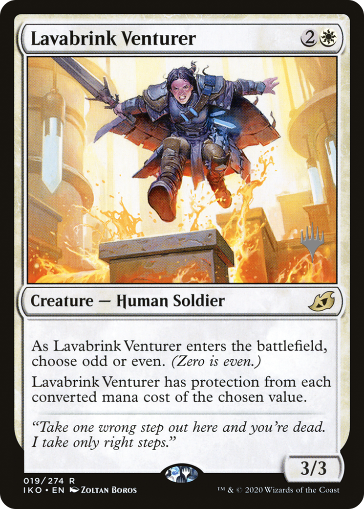 {R} Lavabrink Venturer (Promo Pack) [Ikoria: Lair of Behemoths Promos][PP IKO 019]