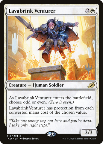 {R} Lavabrink Venturer (Promo Pack) [Ikoria: Lair of Behemoths Promos][PP IKO 019]