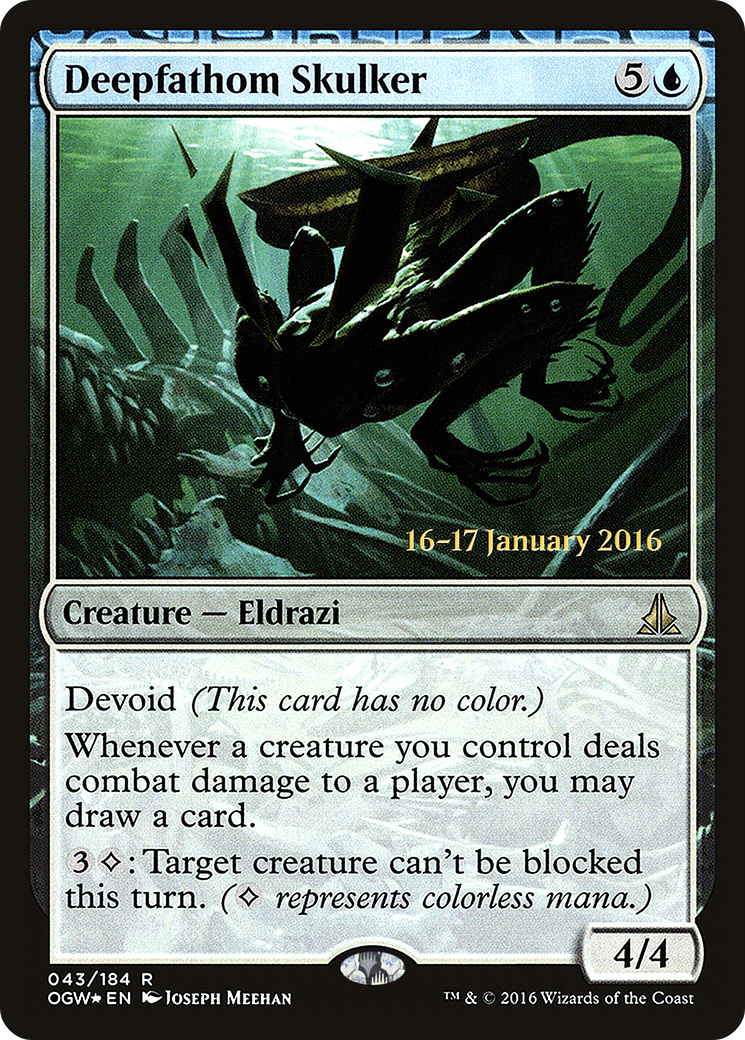 {R} Deepfathom Skulker [Oath of the Gatewatch Prerelease Promos][PR OGW 043] - Misty Mountain Games