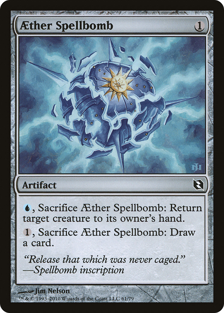 {C} Aether Spellbomb [Duel Decks: Elspeth vs. Tezzeret][DDF 061]