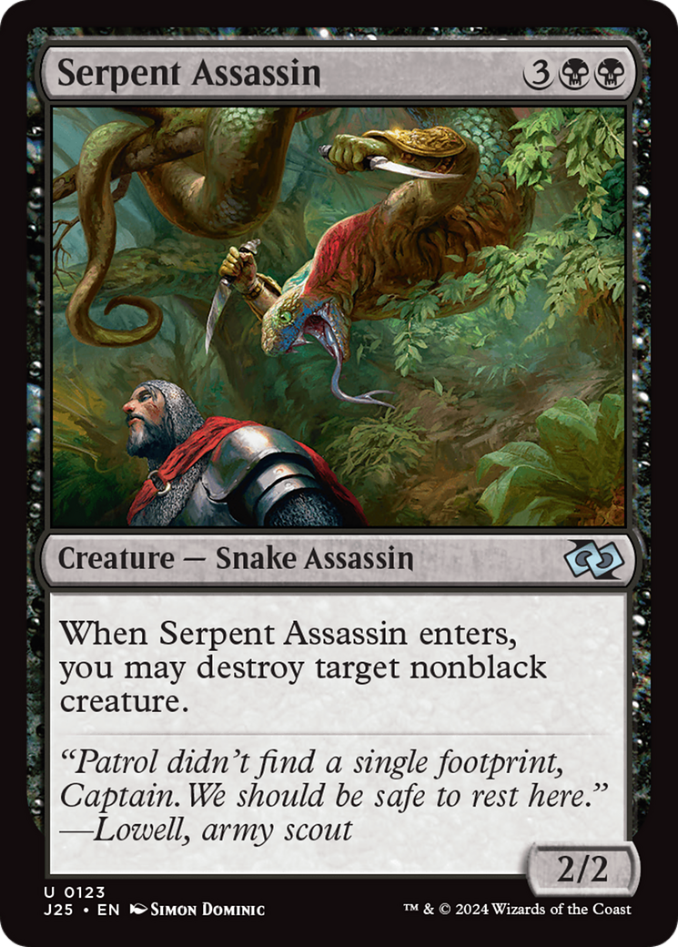 {C} Serpent Assassin [Foundations Jumpstart][J25 123]