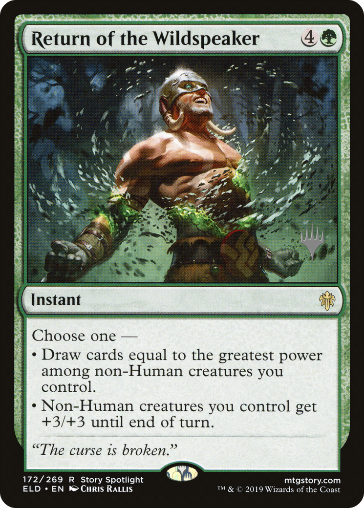 {R} Return of the Wildspeaker (Promo Pack) [Throne of Eldraine Promos][PP ELD 172]