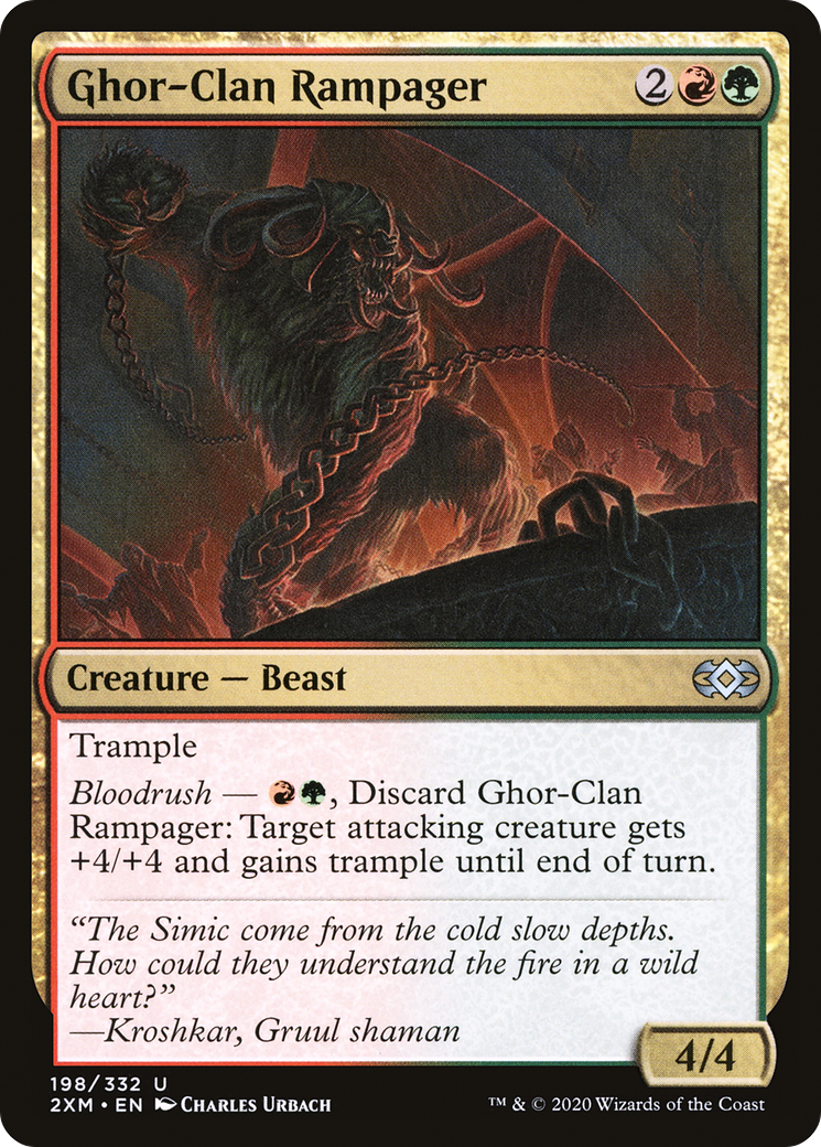{C} Ghor-Clan Rampager [Double Masters][2XM 198]