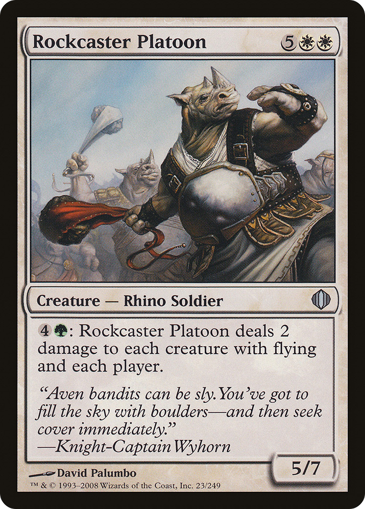 {C} Rockcaster Platoon [Shards of Alara][ALA 023]