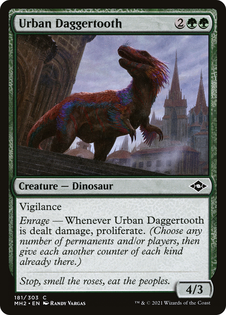 {C} Urban Daggertooth (Foil) [Modern Horizons 2] [MH2 181]
