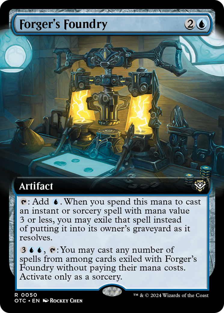 {R} Forger's Foundry (Extended Art) [Outlaws of Thunder Junction Commander][OTC 050]