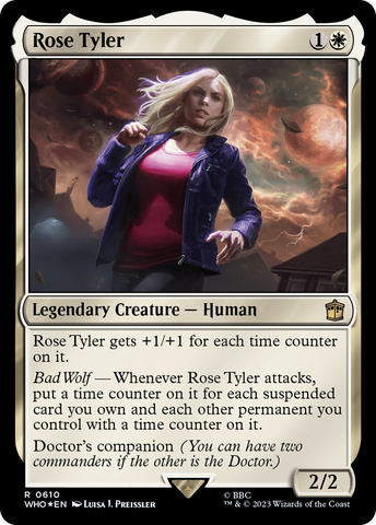 {R} Rose Tyler (Surge Foil) [Doctor Who][WHO 610]