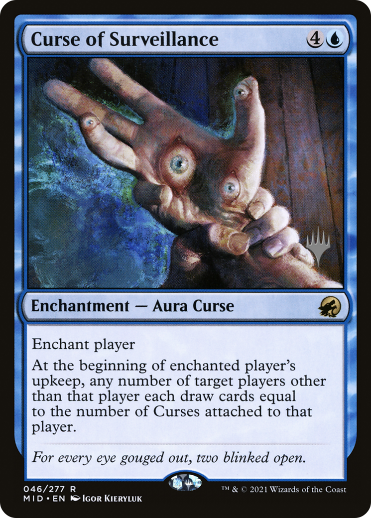 {R} Curse of Surveillance (Promo Pack) [Innistrad: Midnight Hunt Promo Pack][PP MID 046]