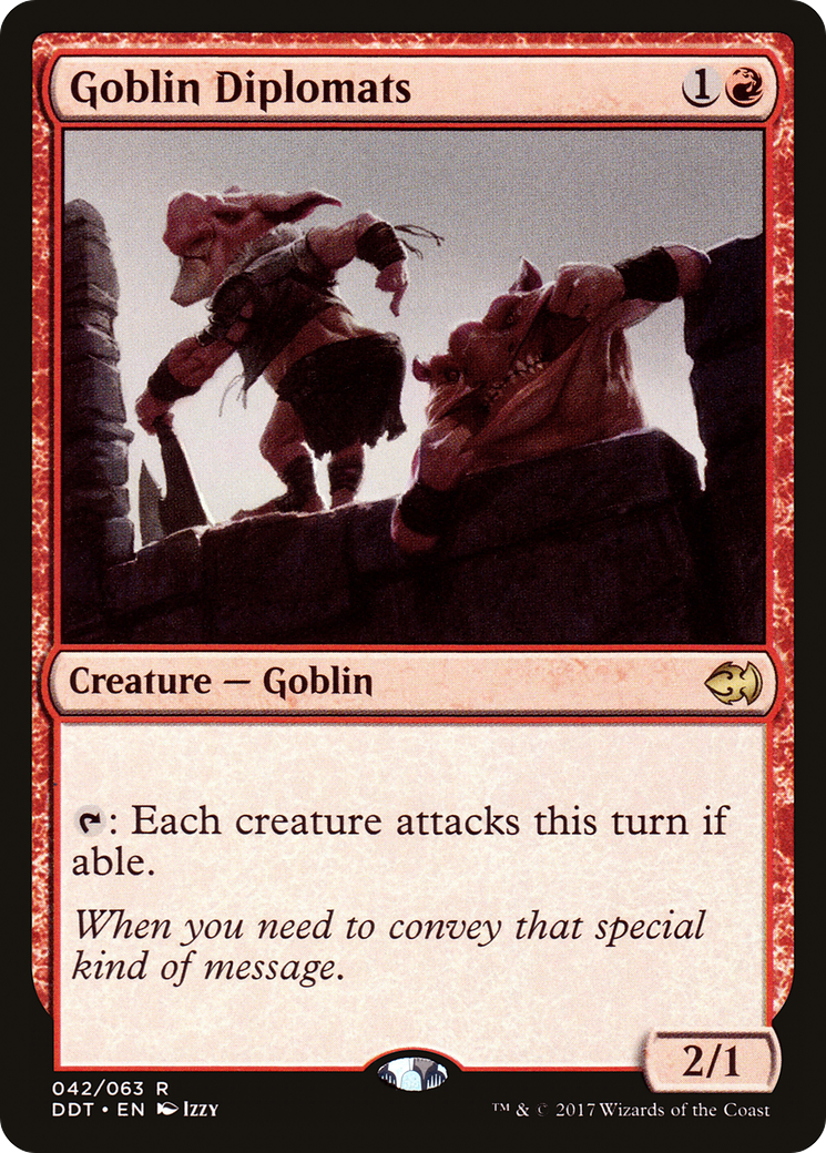 {R} Goblin Diplomats [Duel Decks: Merfolk vs. Goblins][DDT 042] - Misty Mountain Games