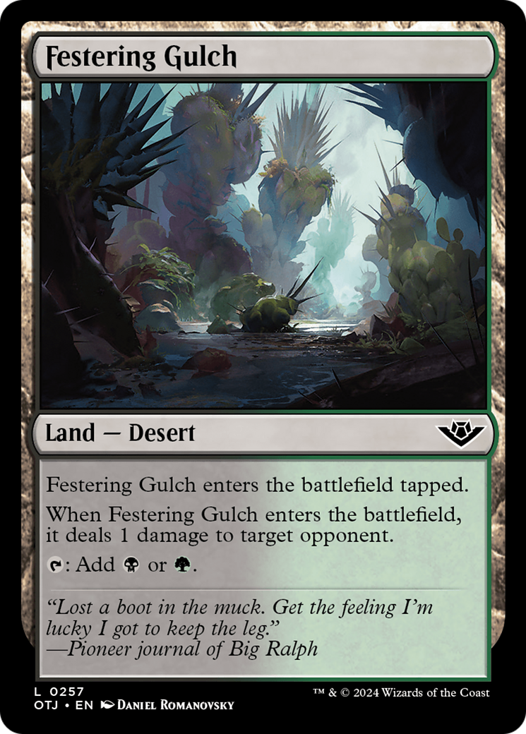 {@C} Festering Gulch [Outlaws of Thunder Junction][OTJ 257]