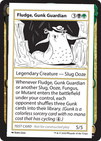 {C} Fludge, Gunk Guardian [Mystery Booster 2 Playtest Cards][MB2 PLAYTEST]